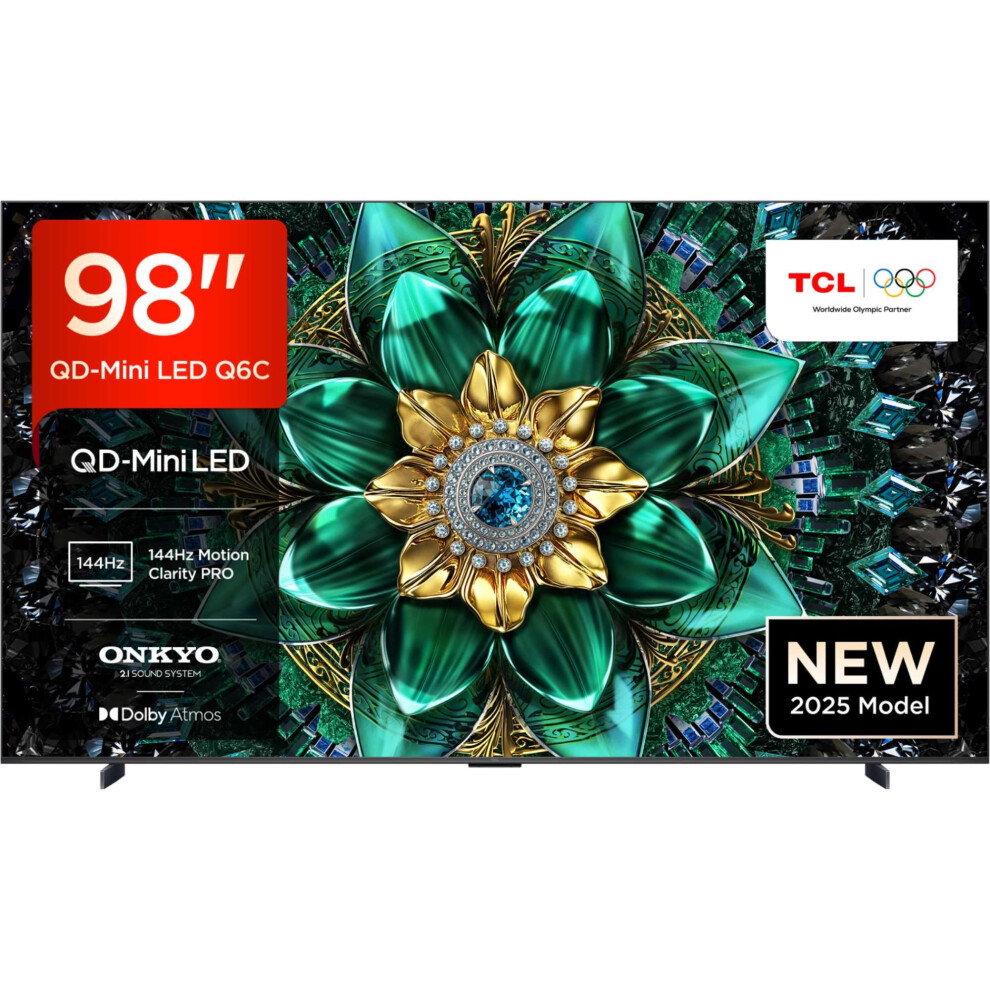 Tcl Q6c 98" 4K Ultra Hd Qd-Mini Led Google Tv 98Q6cuk