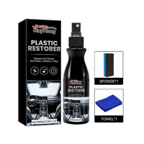 Plastic Parts Refurbish Agent,Car Plastic Coating Scratch Remover Refresher