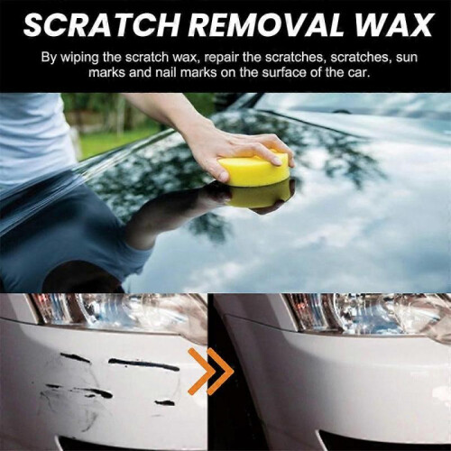 (2pcs) Car Remover Kits-Scratch Repair Paint Body Compound Paste Touch Up Clear Remover 1