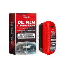 Car Windshield Cleaner Removes Dirt Oil Film Remover Car Glass Sponge Cleaning Brush Powerful Windshield Oil Film Stain Removal