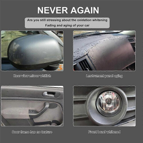 Car Plastic Restorer Plastic Revitalizing Coating Agent Back to Black Cleaners 1
