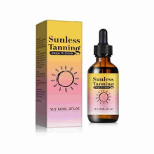 (1pc) 1-3X Self Tanning Drops Enhance Skin Melanin Liquid Bronzer Natural Tanner