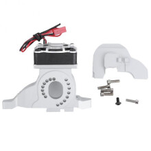 Motor Fixed Mount with Heat Sink RC Accessory for Traxxas Trx4 Trx6 Series UsingSilver