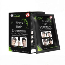 Dexe Black Hair Shampoo 5-Min Instant Hair Dye for Men Women Black Color