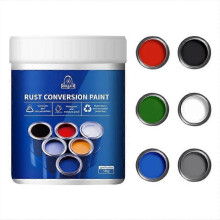 (300g, White) 300/500g Water-Based Rust Converter Paint, No Sanding Primer for Metal, Roof & Steel, Home Industrial Anti-Corrosion Coating