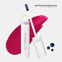 (04#Darling(bright Plum) Siimunana Lip Stain, Imaginaryls Lip Stain Long Lasting Matte Non-stick Cup