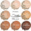 (Golden Beige) Phoera Matte Setting Compact Pressed Powder Face Foundation Make Up Base Fixer 5