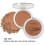 (Golden Beige) Phoera Matte Setting Compact Pressed Powder Face Foundation Make Up Base Fixer 3