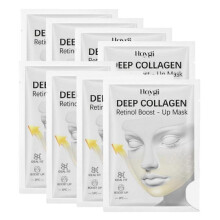 (8pcs) 8pcs/1x Facelift Collagen Mask - Korea's Face Waist Trainer, 3-In-1 Bluile Collagen