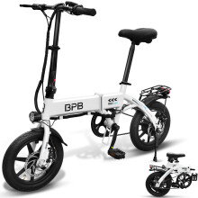 14" Folding Electric Bike. Adult eBike with 250W Motor, 36V8AH Battery