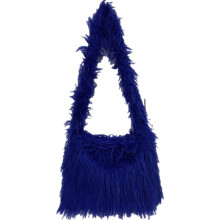 (Kuninkaallinen-75x35x45cm) Yksinkertainen muotoilu Naisten Pehmeät Hobos Y2k Olkalaukut Talvi Furry Naisten Clutch