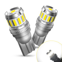 (Valkoinen) 2kpl T10 W5W Canbus Oranssi Keltainen Polttimo 194 501 168 2825 Led-merkkivalo pysäköintirekisterikilpi