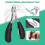 2025 Precisely Engineered Toenail Clippers, Black Handle for Thick Nails 4