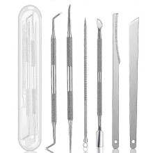 2025 Ingrown Toenail Pedicure Tool Kit 7pcs Nail Manicure Kit Stainless Steel Nail Care Treatment for Nail Correction Relief