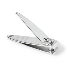 2025 24 Each Heat-Treated Steel Fingernail Clippers with Precision Clipping and Ridged Edge for Improved Grip, Chrome-Finish