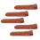 2025 5PCS Clipper Case Portable Exquisite Texture Brown Comfortable Touch Protective Sheath for Barber 3
