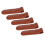 2025 5PCS Clipper Case Portable Exquisite Texture Brown Comfortable Touch Protective Sheath for Barber 2