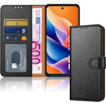 TCL 605 Case with 3 Card Slots, RFID Blocking Wallet Phone Cover