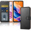 TCL 605 Case with 3 Card Slots, RFID Blocking Wallet Phone Cover 1