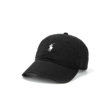 (Black) Cap Baseball Sun Hat Wide Brim Cotton Material Adjustable Breathable Fashion