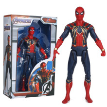 (Spider) 18CM Avengers Venom Capitán América Wolverine Hulk Iron Man Groot Thanos Figura de acción de colección