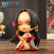 (nvdi)9CM Q Luffy Zoro Nami Anime One Piece Peripheral Sanji Robin Boa Hancock Ace Figura de acción Juguetes