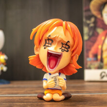 (nombre) 9CM Q Luffy Zoro Nami Anime One Piece Peripheral Sanji Robin Boa Hancock Ace Figura de acción Juguetes