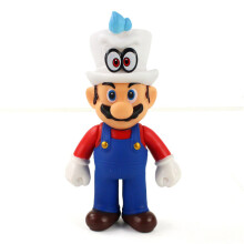 (A02-12CM) Juego Super Mario Bros Dibujos Animados Muñecas Modelo Anime Figuras Luigi Yoshi Mario Creativo Coleccionable