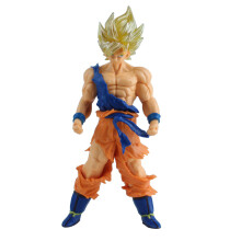 (07) Figuras de acción de anime Super Saiyan Son Goku Vegeta, modelos de regalo, figuras coleccionables para niños