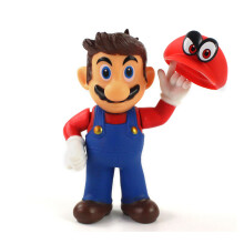 (A09-12CM) Juego Super Mario Bros Dibujos Animados Muñecas Modelo Anime Figuras Luigi Yoshi Mario Creativo Coleccionable