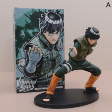 (Con caja-16cm Rock Lee) Figura de anime Rock Lee Hyuuga Hinata Roubu Double Lion Fist Fighting PVC Acción
