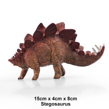(Estegosaurio) Figuras de acción de dinosaurios jurásicos de simulación Dino Park Carnotaurus Ankylosaurus Tyrannosaurus