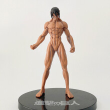 (15 cm sin caja minorista) Ataque a los Titanes Levi Ackerman Figura de acción Anime Kawai Eren Jaege Mikasa Ackerman