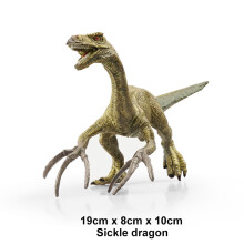 (Therizinosaurus) Figuras de acción de dinosaurios jurásicos de simulación Dino Park Carnotaurus Ankylosaurus