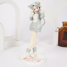 (Con caja-Emilia A)20cm RE: Zero-Starting Life in Another World Figura de Anime Emilia Rem Ram Puck Starting