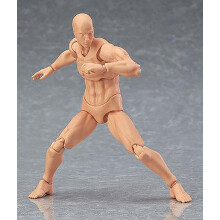 (Hombre 02) Artista Figura Arte Pintura Anime Boceto Dibujo Hombre Mujer Cuerpo Figura de Acción Móvil Modelo