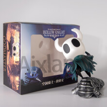 (17 cm por caja) Figura de juego de anime de Hollow Knight Toys, figura de acción de The Knight, figura de Hornet/Quirrel