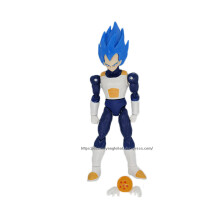 (vegeta-blueno caja) Dragon Ball SHF Goku Vegeta Figura de acción Super Saiyan Gogeta Dbz Figura Colección PVC