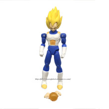(Vegeta-sin caja) Dragon Ball SHF Goku Vegeta figura de acción Super Saiyan Gogeta Dbz estatuilla colección de