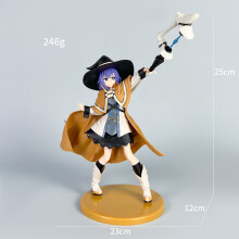 (25 cm) Figura de acción de 25 cm del mago Roxy Migurdia Figura de anime Mushoku Tensei: Reencarnación sin trabajo