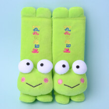 (Frog) Cinnamoroll Letters Pochacco Car Belt Cover Soft Plush Comfort Safety Enhanced