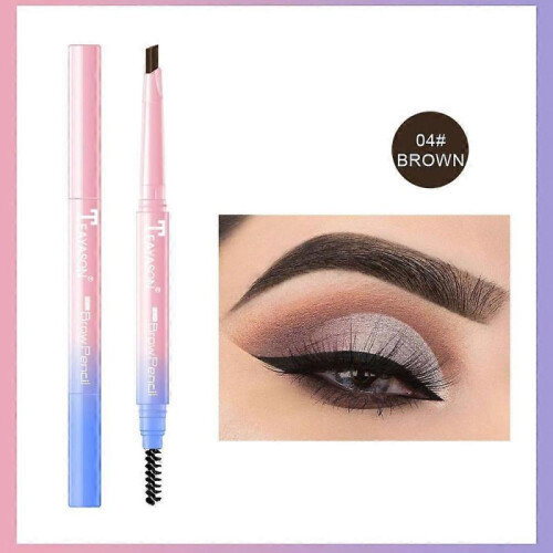 Double-headed Eyebrow Pencil Natural Long-lasting Waterproof Sweat-proof Automatic Eyebrow