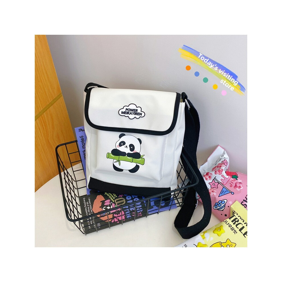 (Black) Rabbit Cartoon Panda Animal Pattern Crossbody Bag For Kids School Outings And-image-OPC-PHFD6QF-NEW