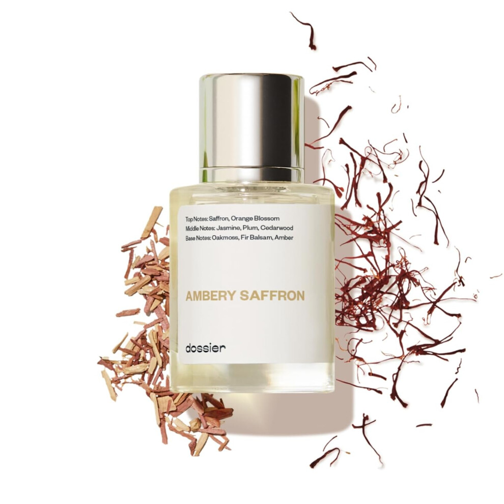 Dossier Ambery Saffron Eau De Parfum Inspiriert Von Mfks B.Accarat R.Ouge 5.40 Veganes Unisex-Parf Mspray 100 Ml-image