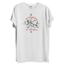 Adro Die With Memories Not With Dreams Herren bedrucktes T-Shirt (Xl Wei)