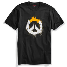 Adro Heren T-shirt met print voor heren | R22-M-Pc-Bl-L Zwart