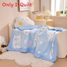 (Cinnamoroll, 200x230cm) Sanrio Pattern Character Cartoon Summer Air Conditioner Quilt Bedroom Childrens