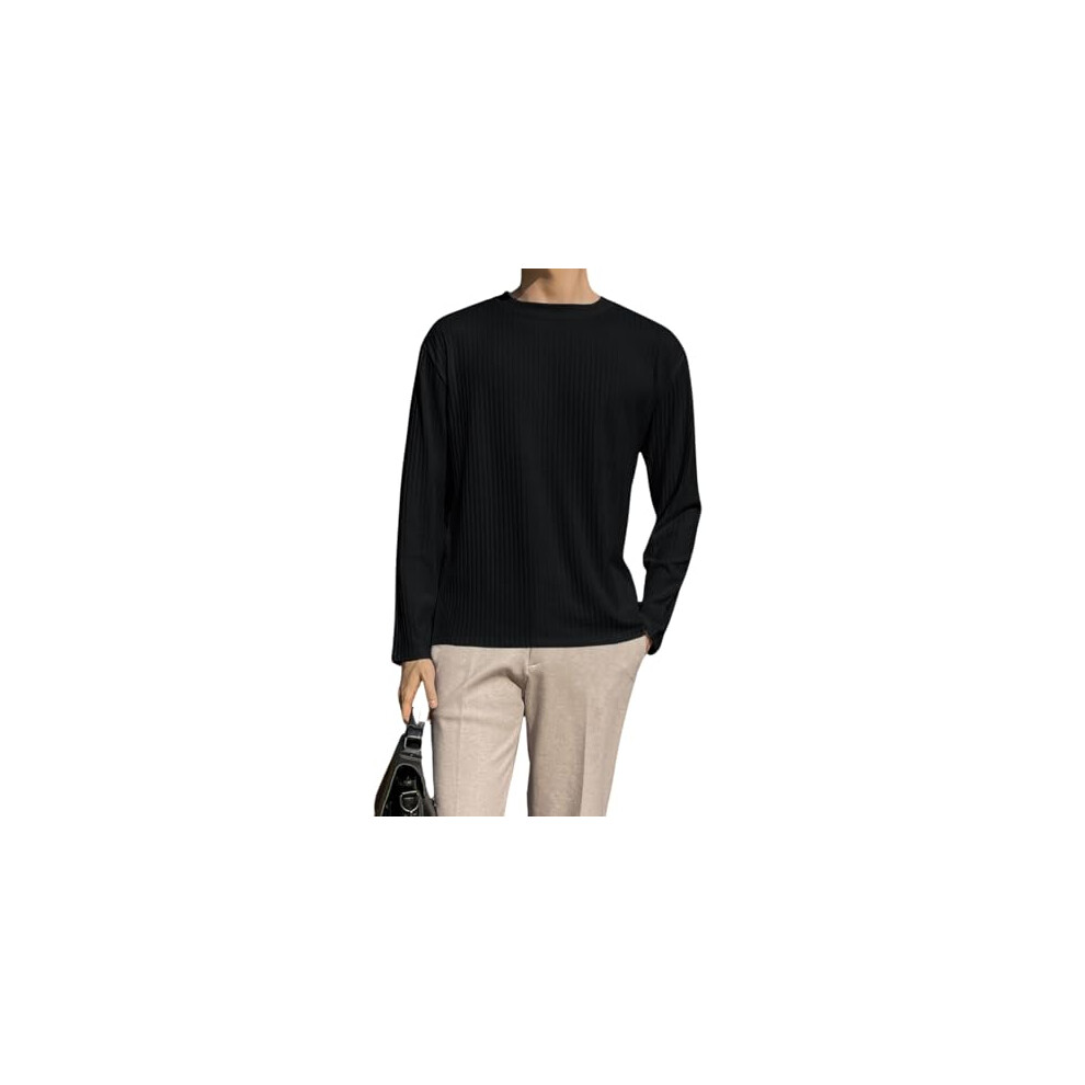 T-shirt Leriya Fashion pour homme || T-shirt homme || || Polo homme || T-shirt Pain homme (taille M, noir)