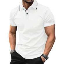 P  nske polo tricko Leriya Fashion Solid Regular Fit Casual Old Money (LF-MT-1124_Biela L)