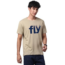 ADRO Fly Heren T-shirts met print (RN23-M-FLY-BE_Beige_2XL)